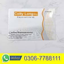 Coity Long Tablets Dapoxetine 60mg in Pakistan